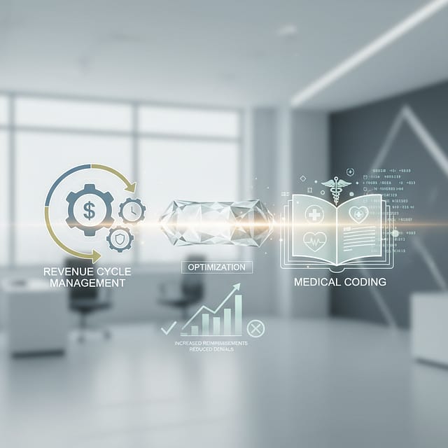 Comprehensive Guide to Revenue Cycle Management and Medical Coding illustration