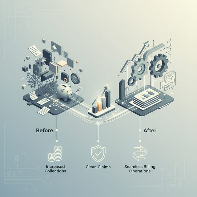 Revenue Cycle Management for Healthcare Practices illustration